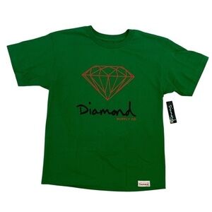 Diamond Supply Co. Green Kids T-Shirt